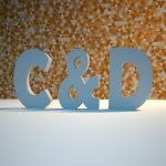 Letras Gigantes para Boda