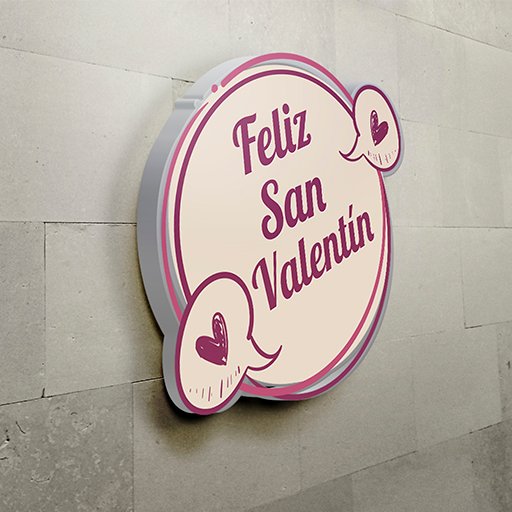 san valentin circular corcho